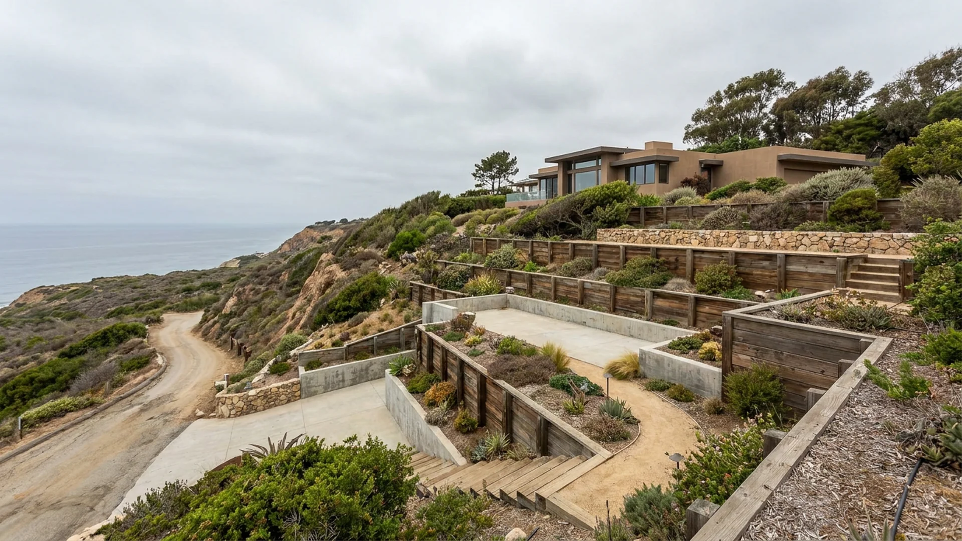 Hillside lot above the ocean — Rancho Palos Verdes